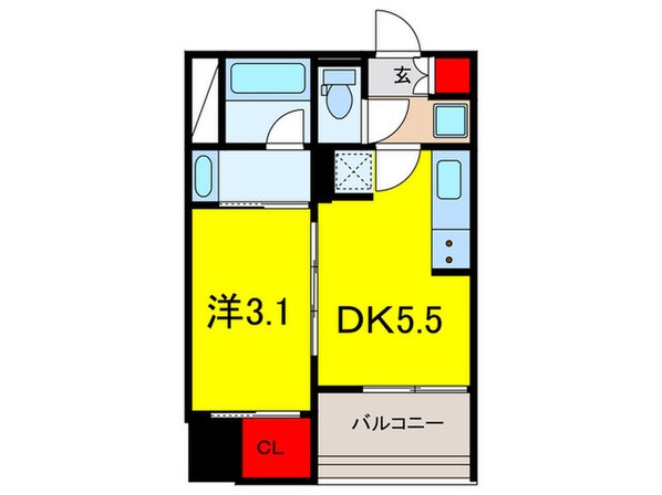 パークアクシス神保町の物件間取画像